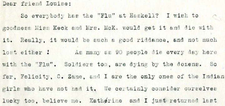 Letter from Lutiant Van Wert to "Louise" Letter from Lutiant Van Wert to "Louise"