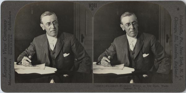U.S. President Wilson is reelected