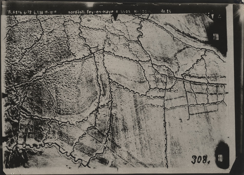 trenches in ww1 map