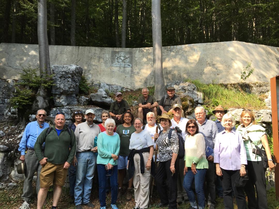 Group portrait of trip attendees