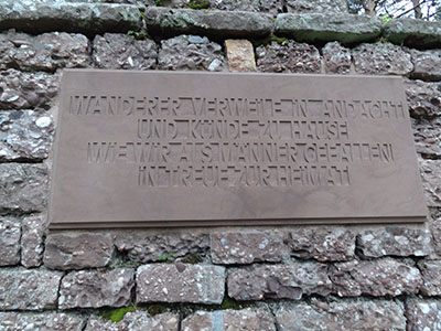 Plaque from Battlefield