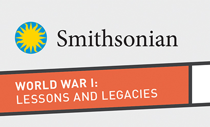 Smithsonian logo. Text: 'World War I: Lessons and Legacies'