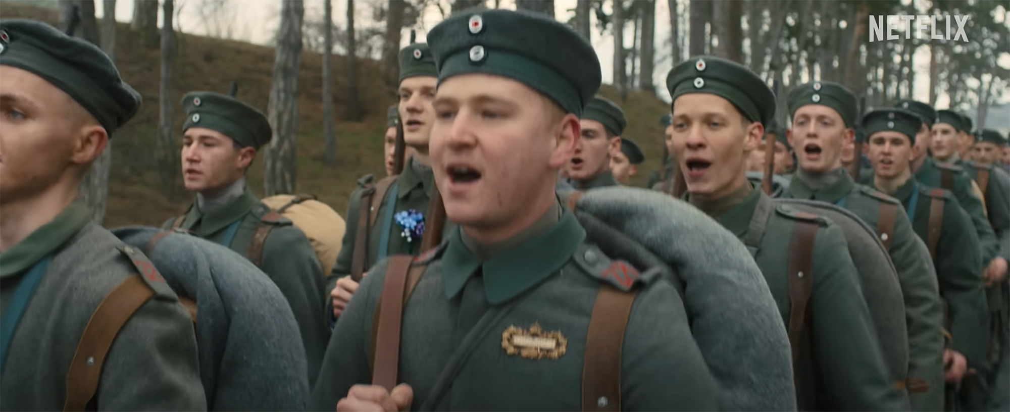 german soldiers ww1 marching