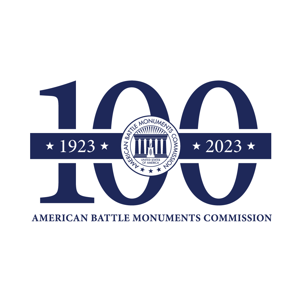 American Battle Monuments Commission 100 years logo