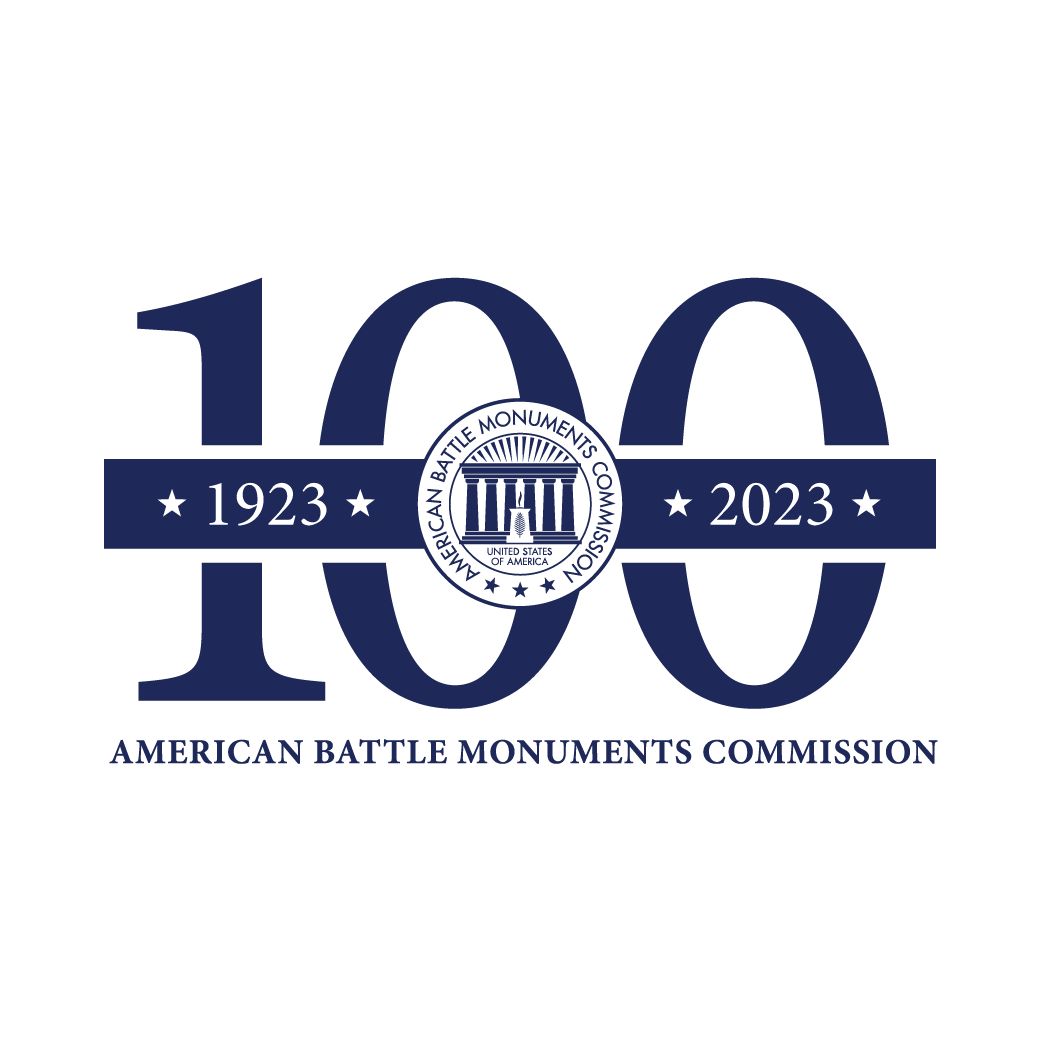 Logo des 100 ans de l'American Battle Monuments Commission