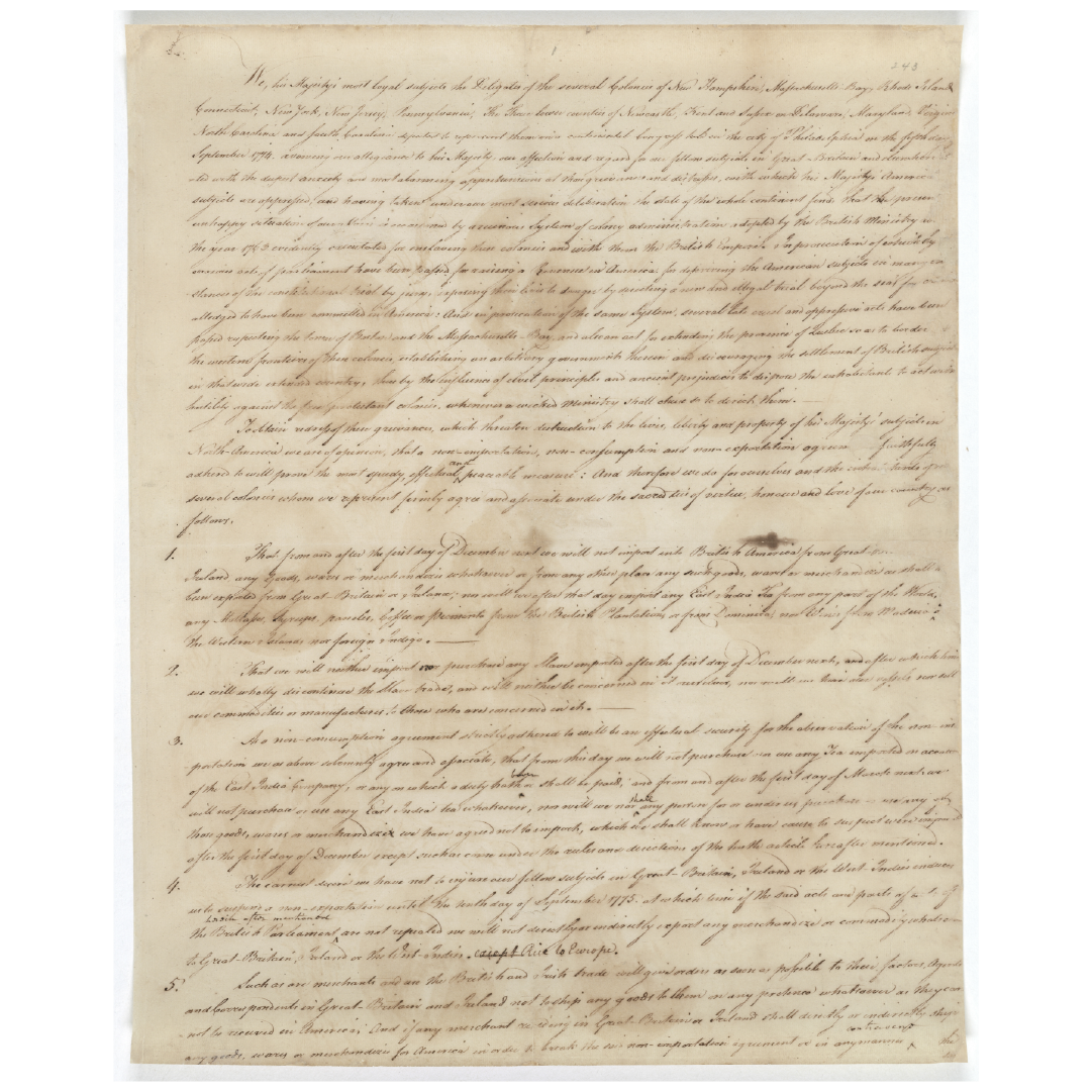 Scan of a yellowing vintage paper covered in close lines of cursive writing