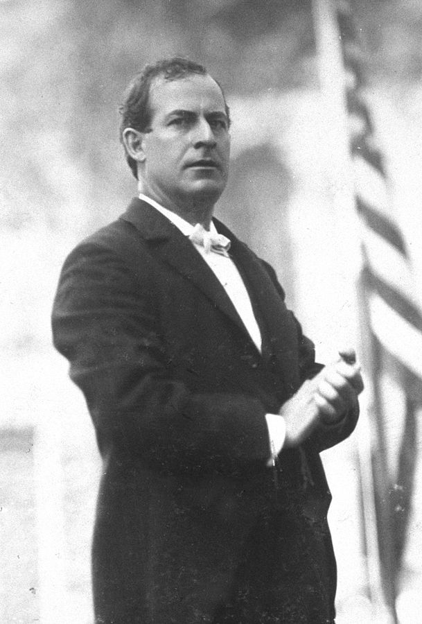 U.S. Secretary of State William Jennings Bryan resigns from office