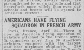 Lafayette Escadrille: American Aviators in World War I Lafayette Escadrille: American Aviators in World War I