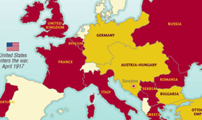 Animated Maps: The First World War, 1914-1918