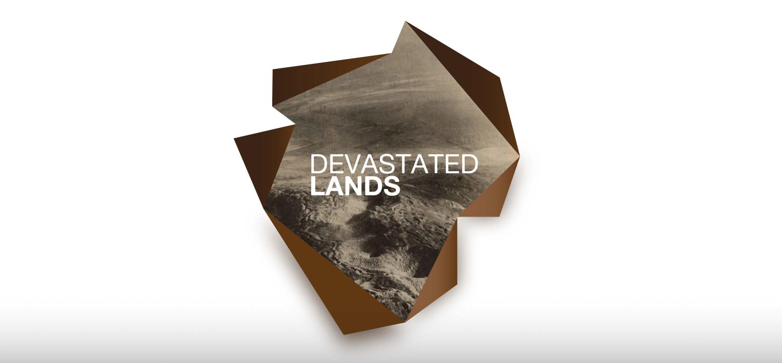 Devastated Lands - exhibition logomark