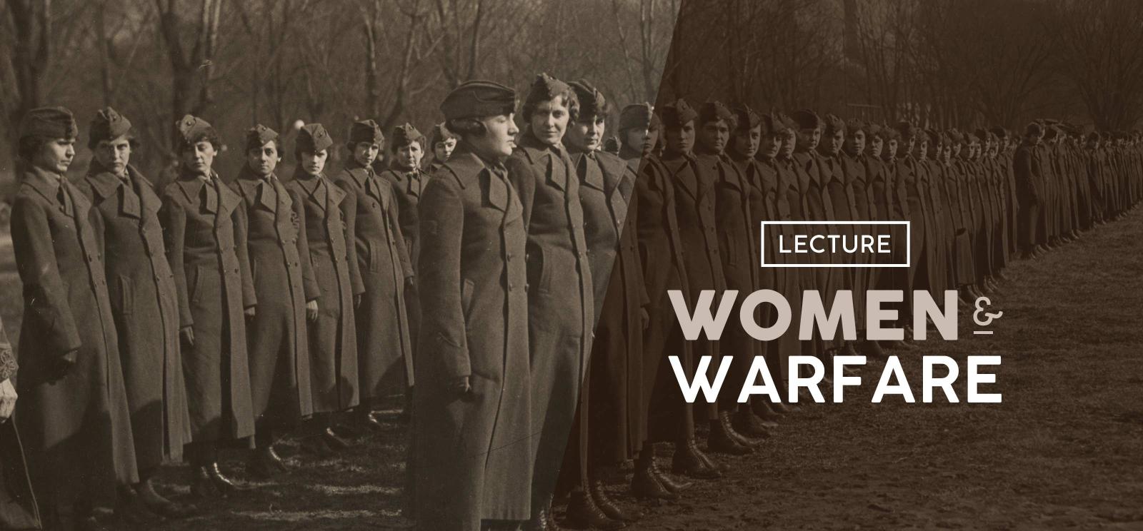 Women and Warfare event header