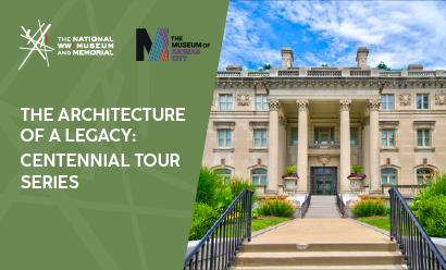 Modern photograph of a huge neoclassical mansion